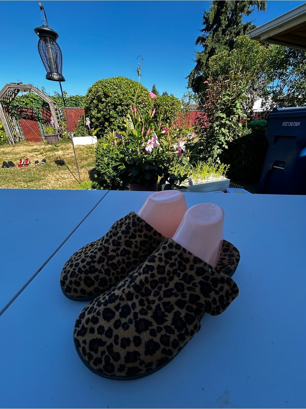 Vionic Gemma II Women’s Leopard Print Slide Slippers in Brown Size 8